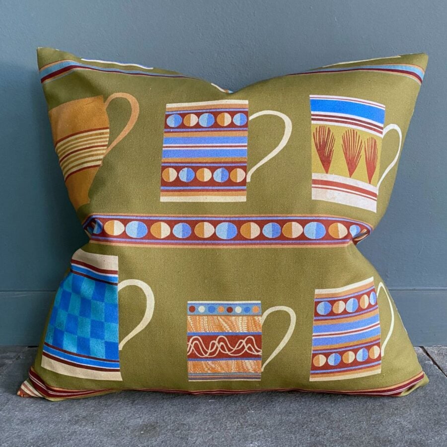 Mochaware Cushion - Sage