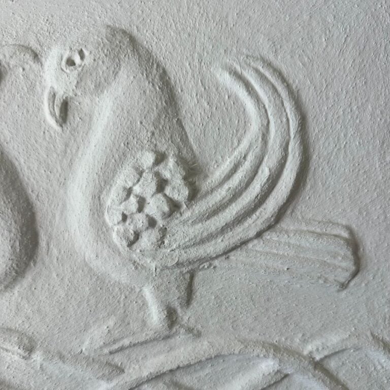 Pargetted Panel - Castle Frome Doves BPSO4 - Image 2