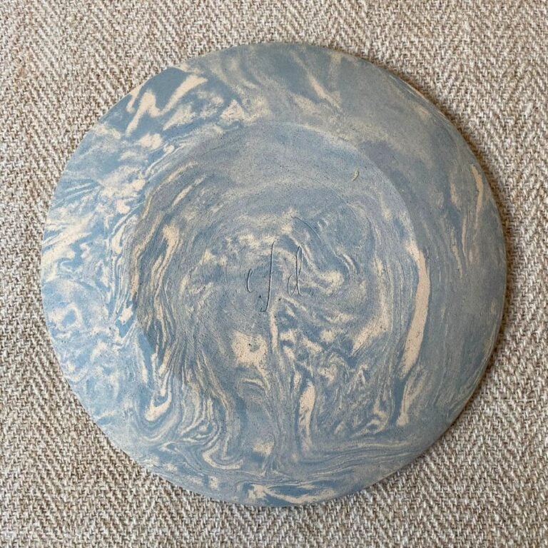 Edmund Davies Large Nerikomi Plate EDPL1 - Image 2