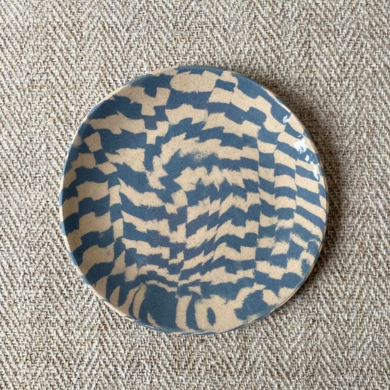 Edmund Davies Nerikomi Plate