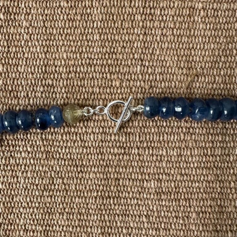 Kyanite, Silver & Cast Glass - Hawk CDLT M1 - Image 5